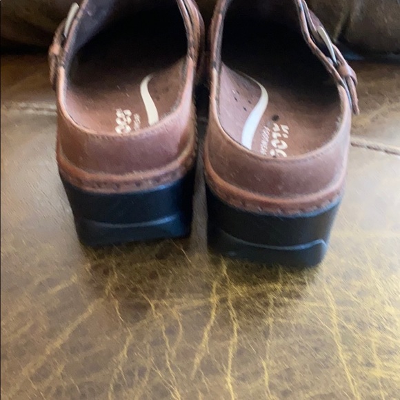 Klogs women’s size 10 black and white leather print clog slip on shoes - Picture 5 of 6